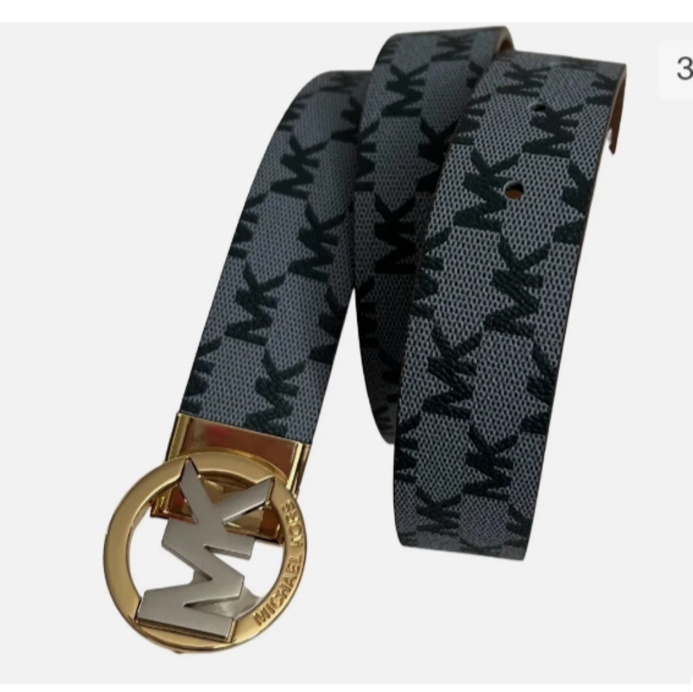 *Michael kors ladies reversible logo print belts